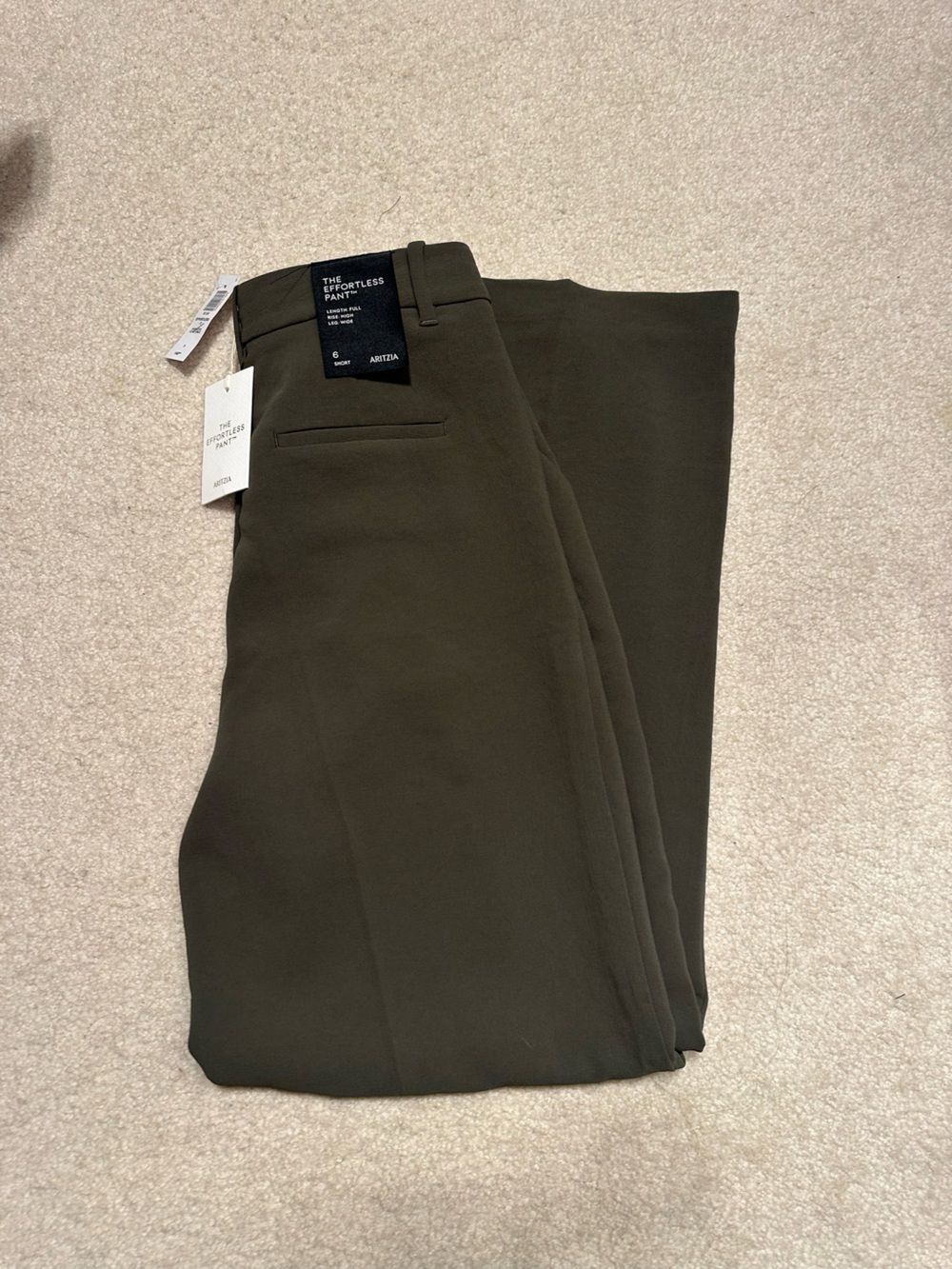 Olive Green effortless pants